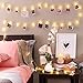 Photo Clip String Lights (16.4ft), 40 LED & Remote, Battery Powered - Gift for Teen Girl - Cute Teenage VSCO Stuff as Room Decor - Warm White Fairy Lights for Bedroom - Unique Dorm Decoration primary