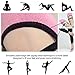LIBRUONE Yoga Socks Non Slip Skid Pilates Barre with Grips Low Cut Cotton for Women Pack of 3 One Size 5-10 …
