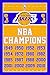 Trends International Los Angeles Lakers Champions Wall Poster 22.375