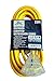 25-ft 12/3 Heavy Duty 3-Outlet Lighted SJTW Indoor/Outdoor Extension Cord by Watt's Wire - Yellow 25' 12-Gauge Grounded 15-Amp Three-Prong Power-Cord (25 foot 12-Awg)