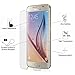 Hoperain Galaxy S6 Screen Protector Bubble-Free, HD-Clear, Anti-Scratch, Anti-Glare, Anti-Fingerprint, Premium Tempered Glass, for Samsung Galaxy S6 - Ultra Clear - 2 Pack
