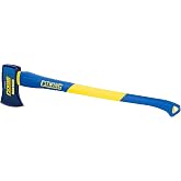 Estwing Axe, 4 lb Forged Head with 36-Inch Fiberglass Handle, Hardened up to 50-55 HRC, Suitable for Cutting, Chopping, Splitting, and Shaping Wood, Model #62441