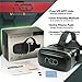 3D Virtual Reality Headset for Movies & Games - Multifocal VR Glasses with HD Technology | Compatible with iPhone & Android - VR Headgear with Adjustable Straps & Comfortable Padding - VRidium