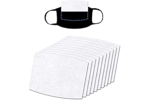 Face mask filters 100% USA MADE HEPA H-11 REPLACEABLE, BREATHING INSERT PROTECTIVE MOUTH MASK FILTER FOR MEN WOMAN, ANTI POLLUTION AMERICAN MADE SUPERIOR TO PM2.5 FILTERS (10)