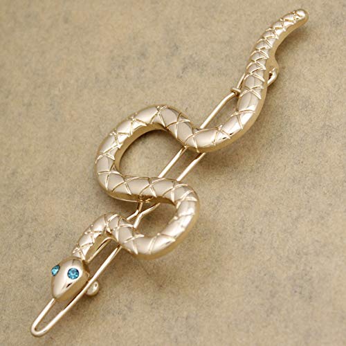 RechicGu Egyptian Queen Cleopatra Fancy Dress Snake French Updo Hair Clip Snap Pin - Thumbnail 5