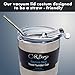 2 Flip 30 oz Spill Proof Yeti Lids and Rtic Lids NO Leak & Splash Resistant Vacuum Replacement Black Locking Closure 2 Lids for Tumbler, Fits Ozark Lids Open/Close, Straw Friendly