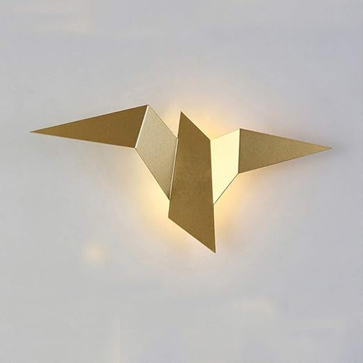 Aplique de pared blanco negro dorado dormitorio de noche decorativo