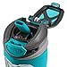 Zulu Vapor BPA-Free Plastic Water Bottle with Flip Straw, Teal, 24 oz