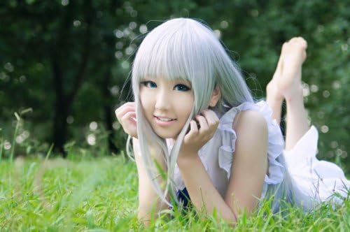 Amazon ウェブエッセンス コスプレウィッグ あの花 あの日見た花の名前を僕達はまだ知らない 本間 芽衣子 ほんま めいこ めんま 風 高品質wig コスプレ ウィッグ ウィッグ専用ネット オリジナル ブレスレット 付き コスプレ 仮装 通販