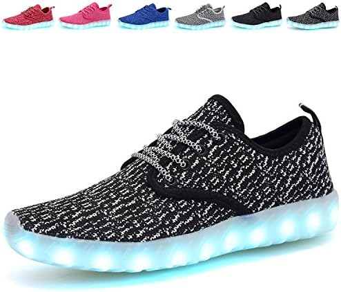 SYKT Kids LED Light Up Shoes Flashing Sneakers for Girls Boys