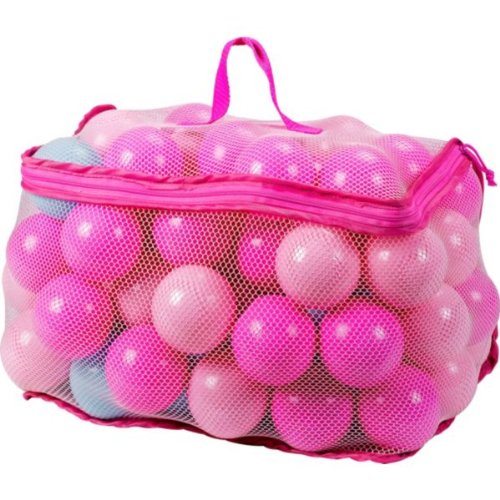 Cool Chad-Valley Bag of 100 Pink Plastic Play Balls [G7 Edition]