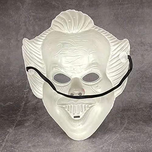 Halloween Horror Clown Mask, Costume Party Props Masks Scary Cosplay Mask for Masquerade Parties, Costume Parties, 2pcs