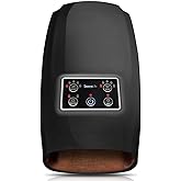 SereneLife Electric Compression Hand Massager - Electric Acupressure Palm Hand Massager w/ Air Pressure Heat Compress for Arthritis, Carpal Tunnel, Hand Pain Relief, Finger Numbness - SLHNDMSG85