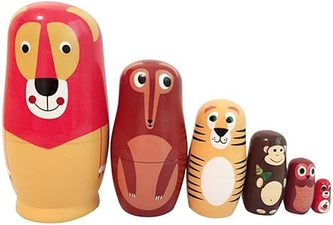 wooden dolls that stack inside each other