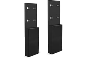 YIGUCS Bed Frame Support Legs Bed Support Legs for Bed Frame Bed Frame Replacement Legs, Set of 2 Wood Material (5in)