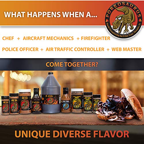 Porkosaurus World Champion Memphis BBQ Sauce Sweet & Tangy Barbecue