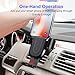 Wireless Car Charger, Baseus Gravity Car Charger Mount Air Vent Phone Holder, 10W for Samsung Galaxy S8, S7/S7 Edge, Note 8 and 5W for Standard Charge for iPhone X, 8/8P & QI-Certified Devices (Black)
