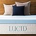 LUCID Mattress Topper, Twin XL, 3 Inch, Memory Foam - Gel Infused Mattress Topper - CertiPUR Certified