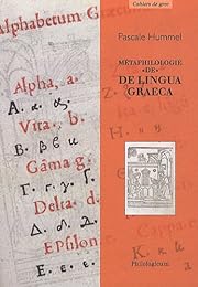 Métaphilologie de "De lingua graeca"