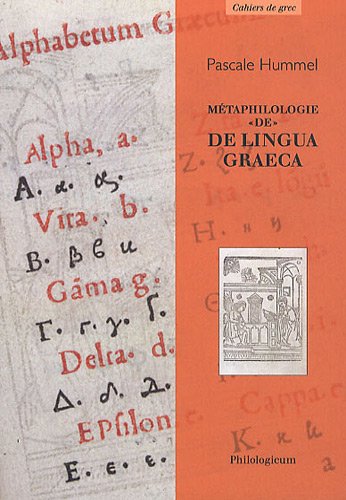 Métaphilologie de 