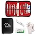 27 Pcs Advanced Dissection Kit for Anatomy & Biology Medical Students with Scalpel Knife Handle - 11 Blades - Case - Lab Veterinary Botany Stainless Steel Dissecting Tool Set for Frogs Animals etc