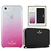 Kate Spade Universal Zip Wristlet and iPhone 8/7/6/6S Black and Pink Case Box Set