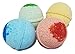 Bath Bombs Luxurious Serenity Gift Set (Four Large 6.1 oz bombs) All Natural Handmade