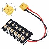 Crazepony 1S Lipo Battery Charging Board Micro JST 1.25 and JST-PH XT60 Plug Tiny Whoop Parallel Connect Plate for Horizon Blade UMX Drone etc