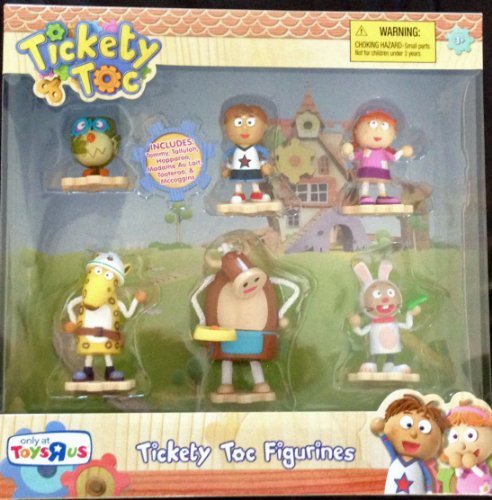Tickety Toc Set: Tommy, Tallulah, Hopparoo, Tooteroo, McCoggins, and Madame au Lait 6-pack