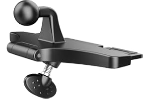 SkyTitan Replacement CD Slot Mounting Base 17mm Ball Mount Part for Car Phone Holder, Magnetic Mount, Tablet Holder, 360 Degree Rotation