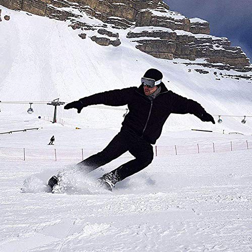 image for WDDH Mini Ski Skates for Snow,Outdoor Adjustable Skiing Mini Sled for 