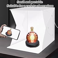 JAYEGT Motorized Rotating Display Stand with LED