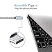 USB C Cable, Ououdee Wall Charger Adapter with 6FT Nylon Braided Type C Charger Cable for Samsung Galaxy S8, MacBook, Chromebook, LG G5 V20, Nexus 6P 5X, Lumia 950, Google Pixel, HTC 10 and more