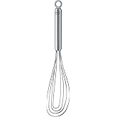 Rösle Stainless Steel Flat Whisk, 4 Wire, 10.6-inch
