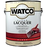 Watco&reg; 63031 Lacquer Clear Wood Finish, 1 Gallon, Gloss (Pack of 2)