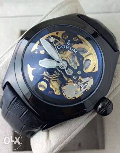 corum bubble watch black
