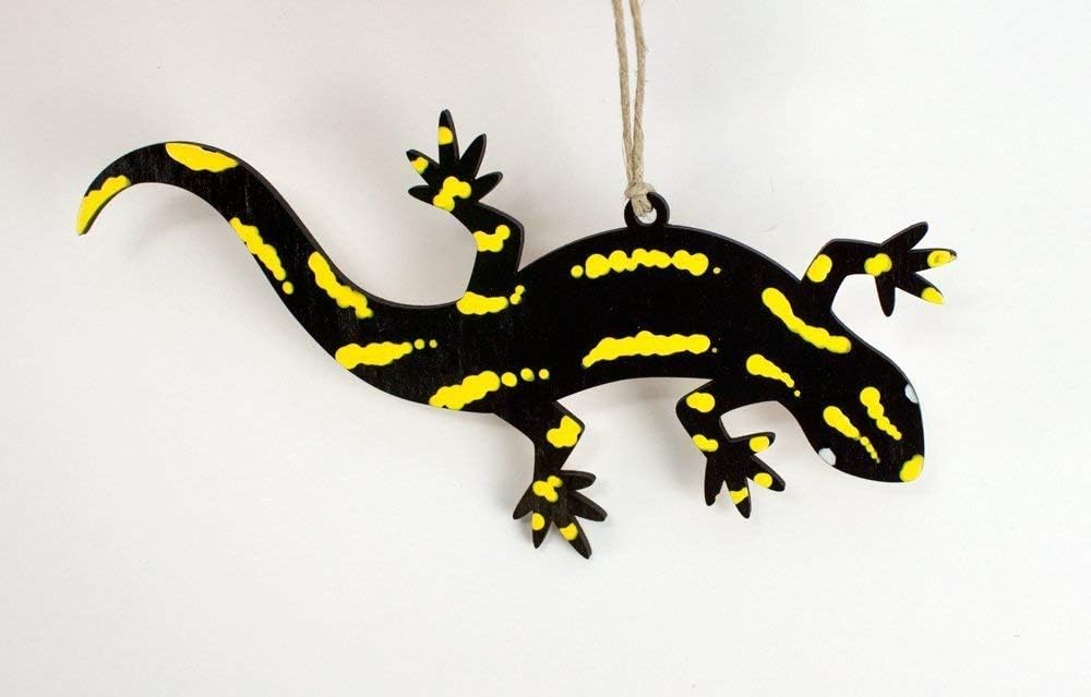 Fire Salamander Christmas Ornament