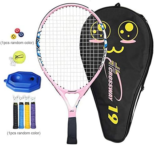 Morningtime Tennis Racket Set Tennis Racket Children's Tennis Racket Set with Composite Shock Absorber Handle Rope 19/21/23/25 Inch