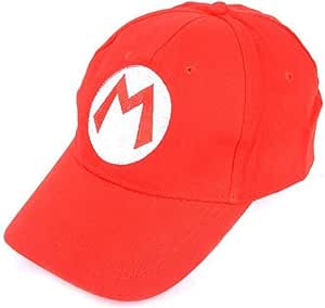 Nintendo Mario Bro: RedBaseball Cap Mario Hat Red, OneSize