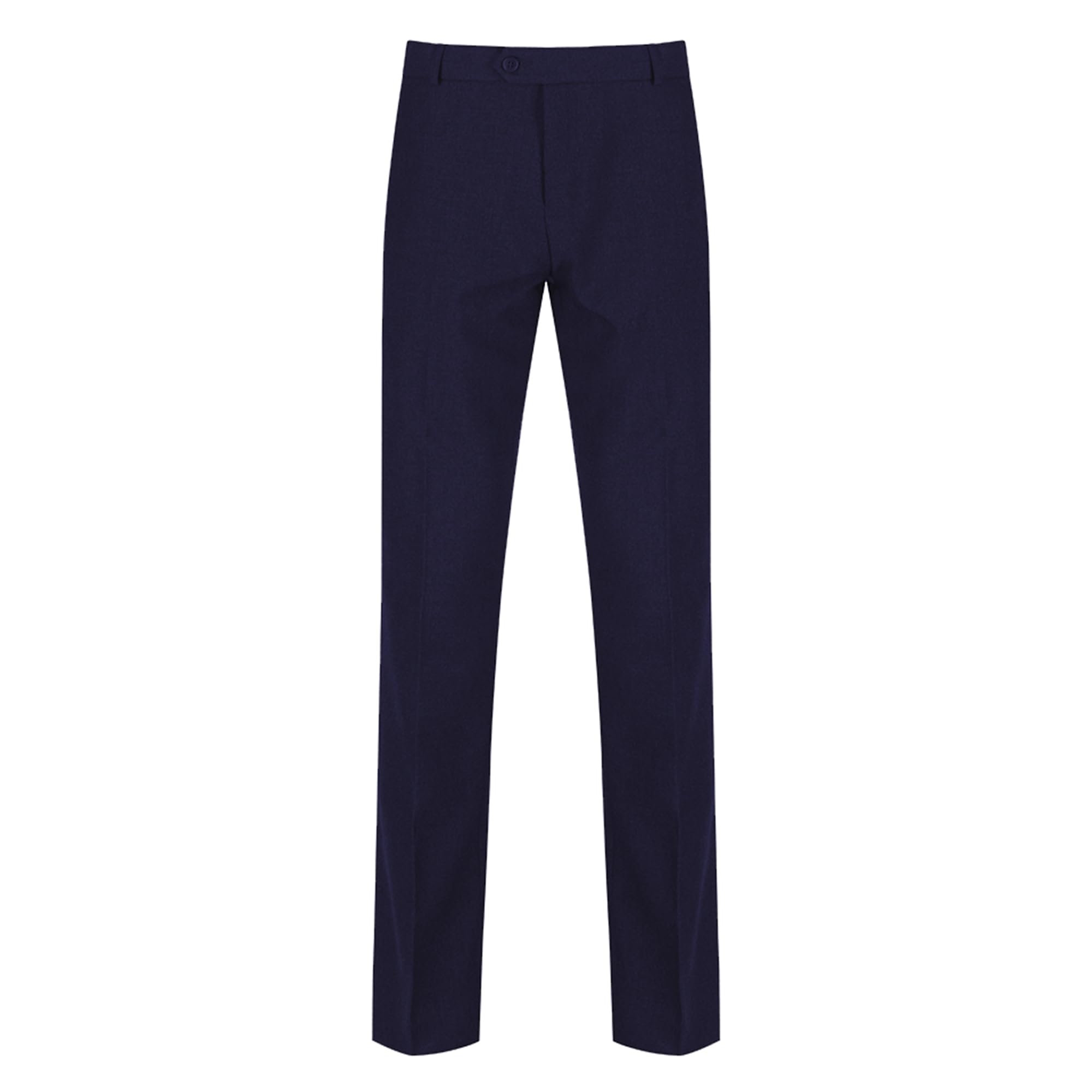 Trutex School Trousers for Boys (7-16+ Years), Slim Leg School Trousers Boys, Stain Resistant Senior Boys School Trousers, Adjustable Fit Boys' Trousers - Genuine School Uniform Navy