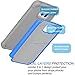 Tekcoo for Galaxy S6 Case, [Tmajor Series] [Blue/Grey] Shock Absorbing Hybrid Rubber Plastic Impact Defender Rugged Slim Hard Case Cover Shell for Samsung Galaxy S6 S VI G9200 GS6 All Carriers