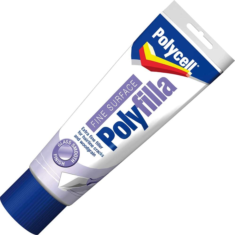Polycell Fine Surface Filler Tube, 400 g, white