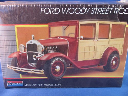 #2749 Monogram Ford Woody Street Rod 1/24 Plastic Model Kit,Needs Assembly