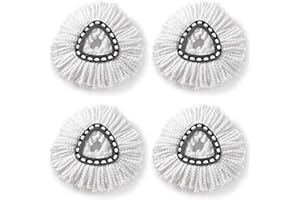 Microfiber Spin Mop Replacement Heads，Heavy Duty Deep Cleaning Refill Pads for Most Spin Mops& Highly Absorbent