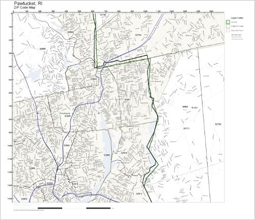 Pawtucket Zip Code Map Zip Code Wall Map Of Pawtucket, Ri Zip Code Map Not Laminated: Amazon.com:  Office Products