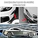 Alpha Racing Ruien Universal 4 PCS Plastic Car Front Bumper Canard Splitter Canards Exterior Black