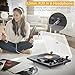 Rcm Real Wood Wireless Turntable with 50 Watts Wooden Speakers Set Auto Stop Vinyl Record Player, RCA Line Out, USB for MP3 Recording/Playback, Aux Input, Black Piano Finish ( MC-256 T/T)thumb 3