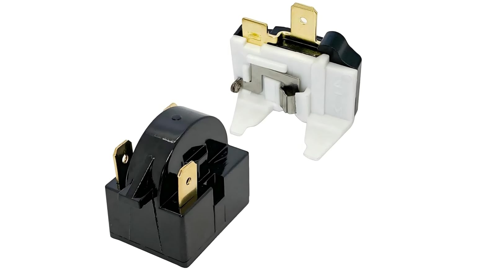 Photo 1 of QP2-4R7 PTC (4.7 ohm 3Pin) Refrigerator Start Relay with Refrigerator Overload Protector 1/2HP Compatible with Mini Fridges, Deep Freezers, Beer Coolers ?