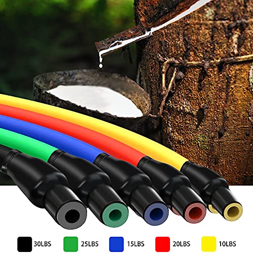 Yarrashop Resistance Bands Set, 12pcs Pull Up Exercise Bands Set Men/Women Home Gym Stretch Training Workout Bands with Handle & Door Anchor & Ankle Straps for Fitness,Yoga, Pilates (100BLS)