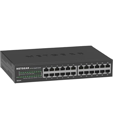 Amazon.com: NETGEAR JGS516PE-100NAS 16-Port Gigabit Rackmount
